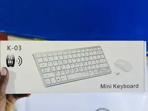 White Wireless Mini Keyboard
