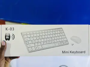 White Wireless Mini Keyboard