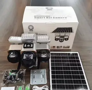 Best 6mp 4g Solar CCTV PTZ Camera Outdoor Tripple Lens CCTV Camera