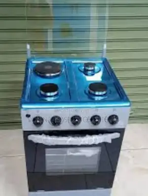 60*65 Eurochef Free Standing 3 Gas Burner +1 Electric Cooker