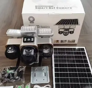 Hottest Model 3 Lens 3motors Wireless 4g Solar PTZ CCTV