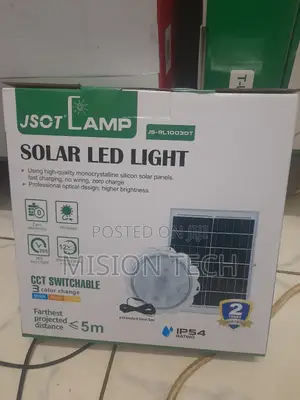Jsot Lamp Solar Led Light, Model Js-Rl10036t. 