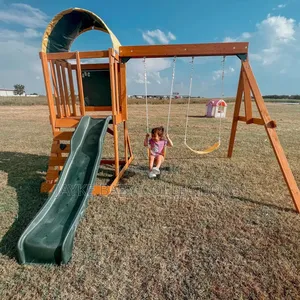 Kidkraft Ainsley Wooden Swing Set Outdoor Playset