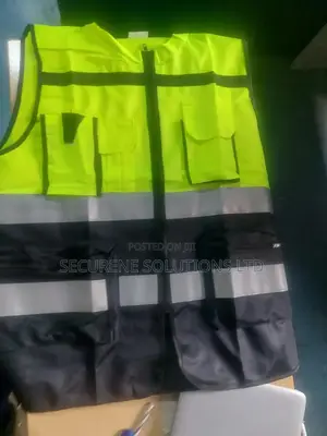 High Visibility Security Reflective Vest Pocket Design Vest