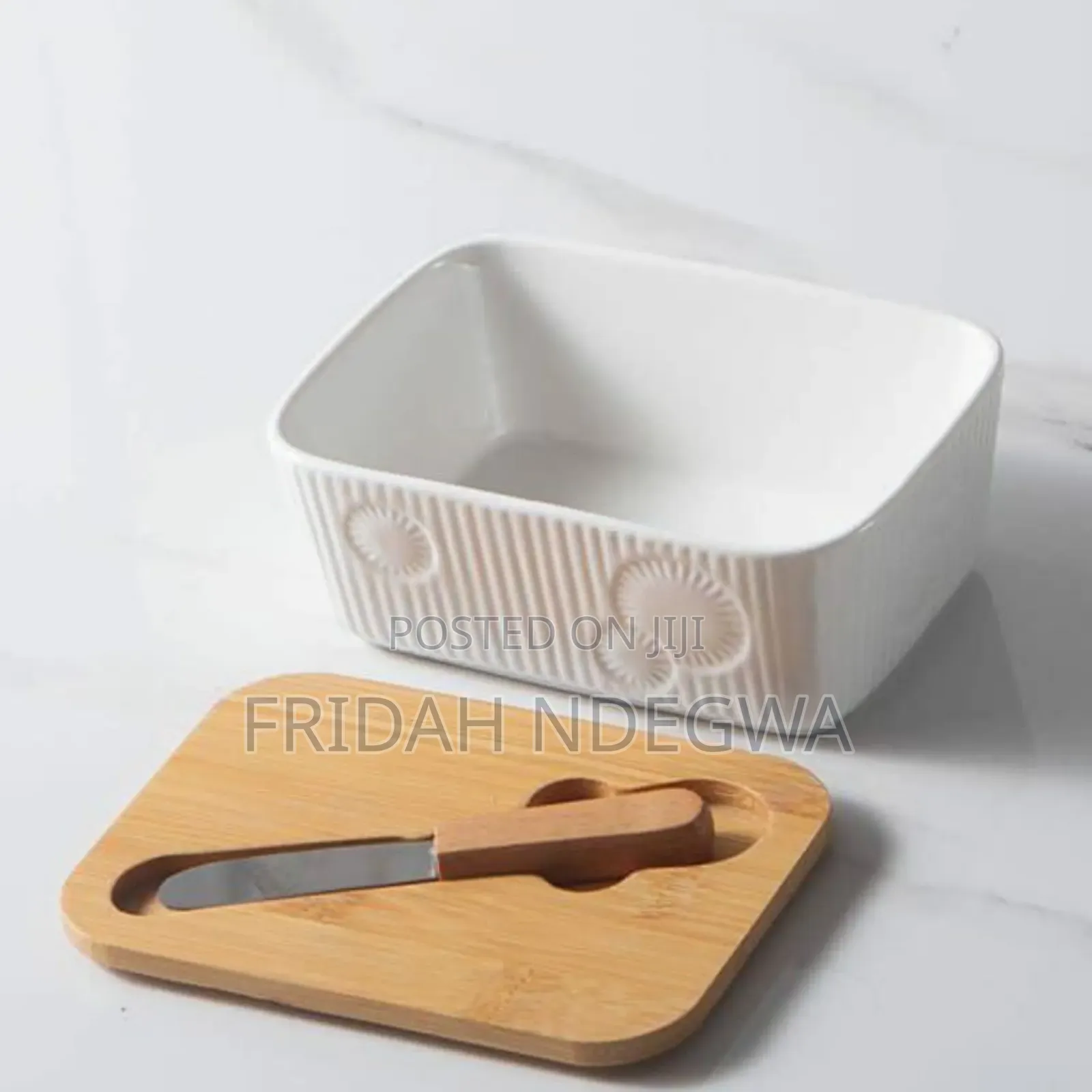 Porcelain Butter Set