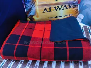 Red Checked Masai Fleece Blankets