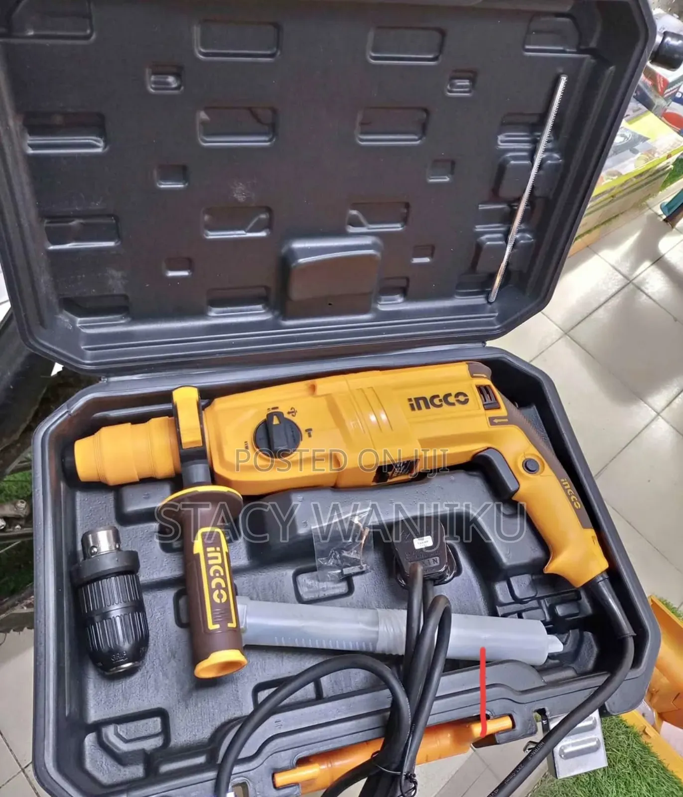 Ingco Rotary Hammer With Bits and Two Key Chucks/ Ingco Hilt Drill