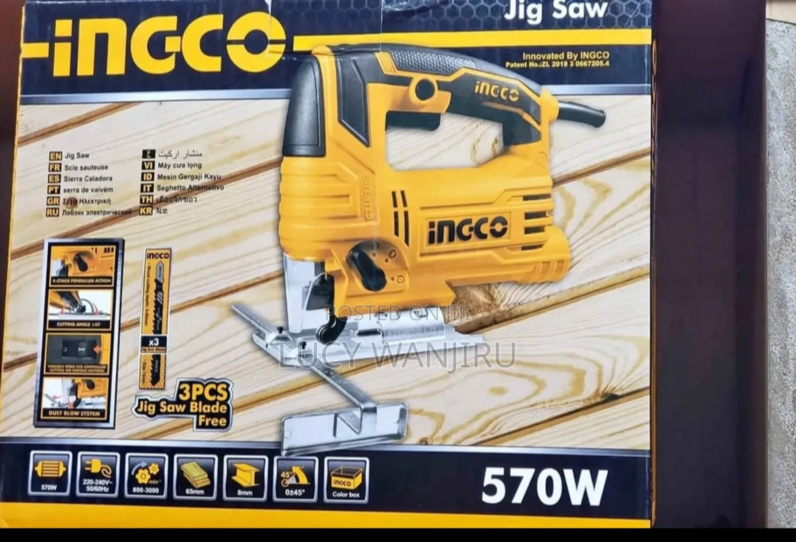 Ingco Commercial Jigsaw 570watts