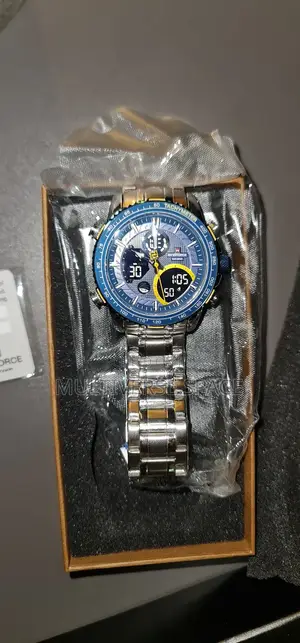 Naviforce Silver Steel Analog Digital Men Water Resist Quartz Watch