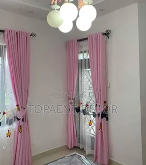 Kids Cartoon Themed Eyelates Quality Window Curtains