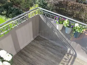 Wind Breakers Light Grey Balcony Privacy Shield