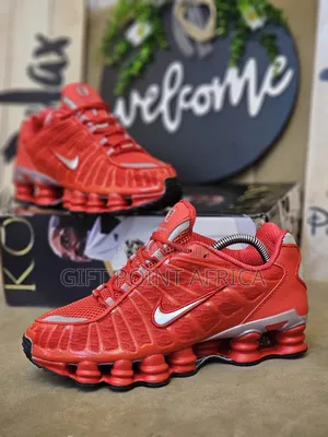 Red Nike Shoxs Sneakers