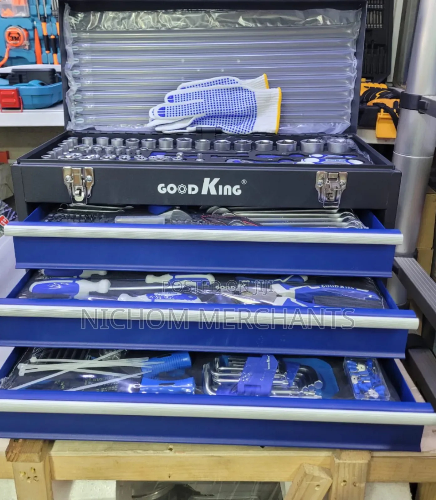 Goodking 408pcs Mechanical Toolbox/Mechanical Toolset