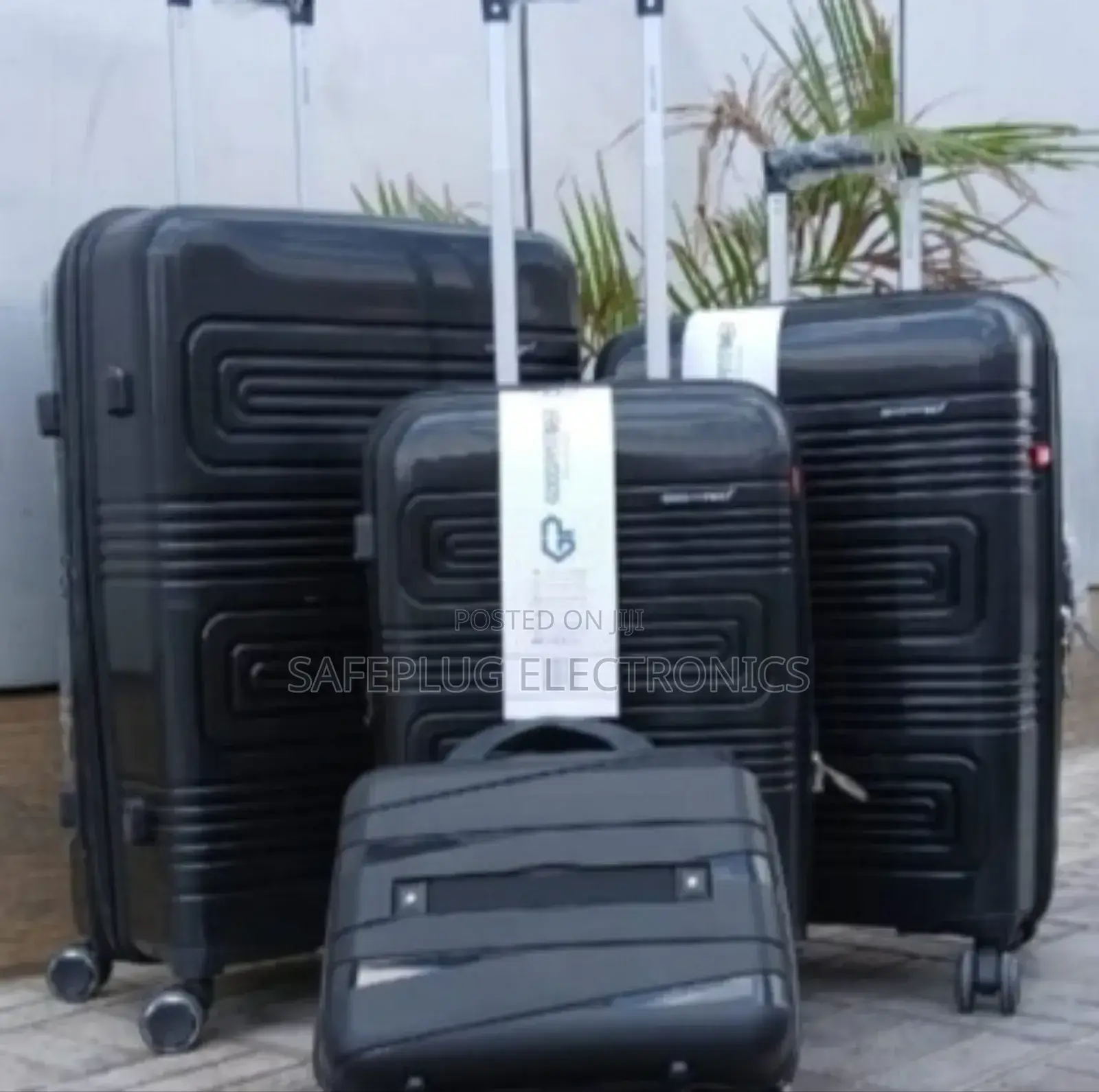 Travel Briefcases - 4 in-1 Unbreakable Rubber Suitcase