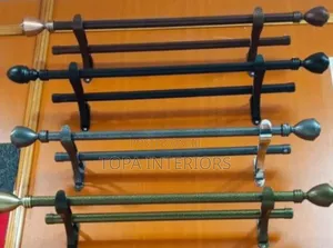 Curved Jua Kali Curtain Rods Straight Jua Kali Curtain Rods