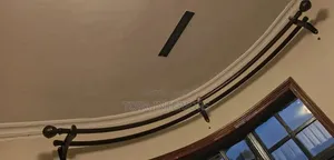 Curved Jua Kali Curtain Rods Available Per Metre