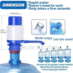 Hand Press Water Dispenser Pump