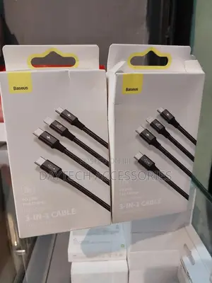 Baseus Rapid Series 3-in-1 Fast Charging Data Cable Type-C to M+L+C Pd