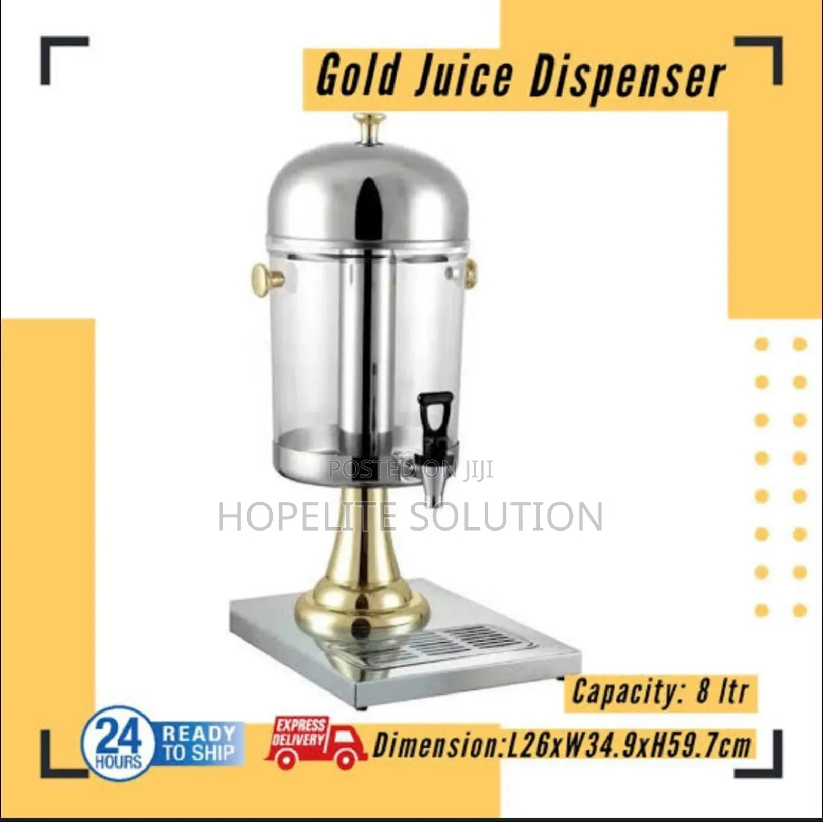 Drain Stand Juice Dispenser
