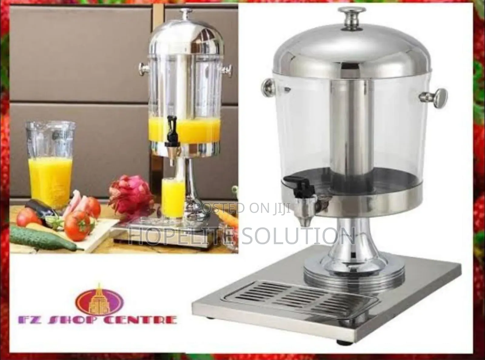 Drain Stand Juice Dispenser