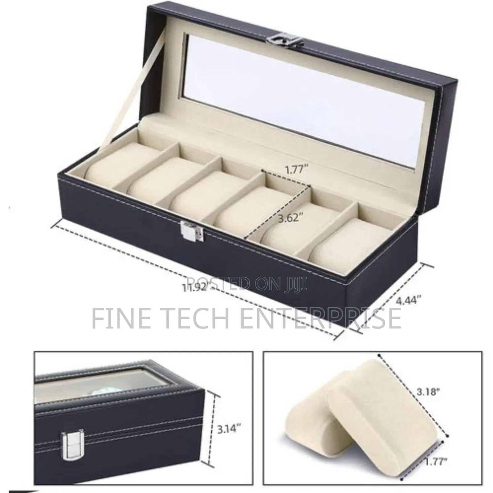 6 Slots Watch Organizer/Storage Box