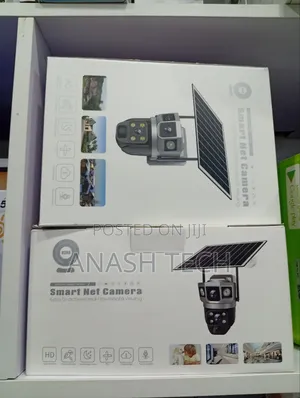 Smart Net Camera V380 Pro Wifi Solar Dual Lens Camera