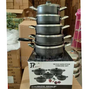 James Pot Black Cookware Set