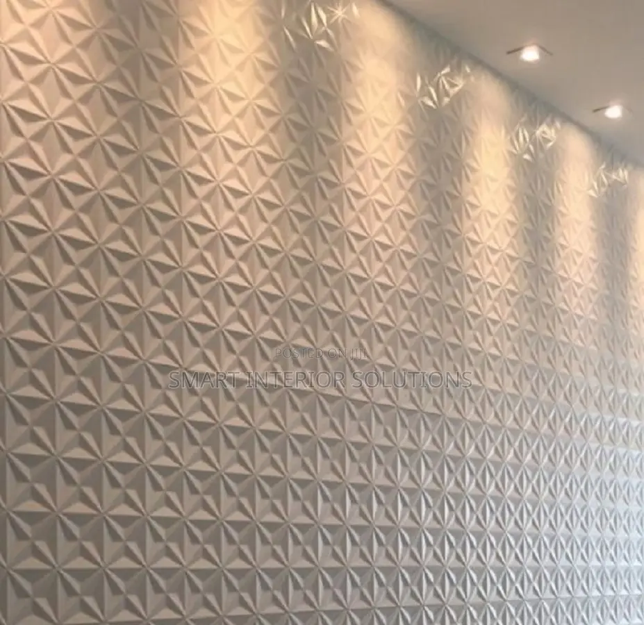 White Modern 3d Wall Panels
