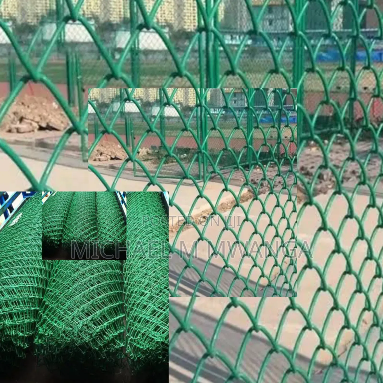Lightweight PVC Chain Link Mesh