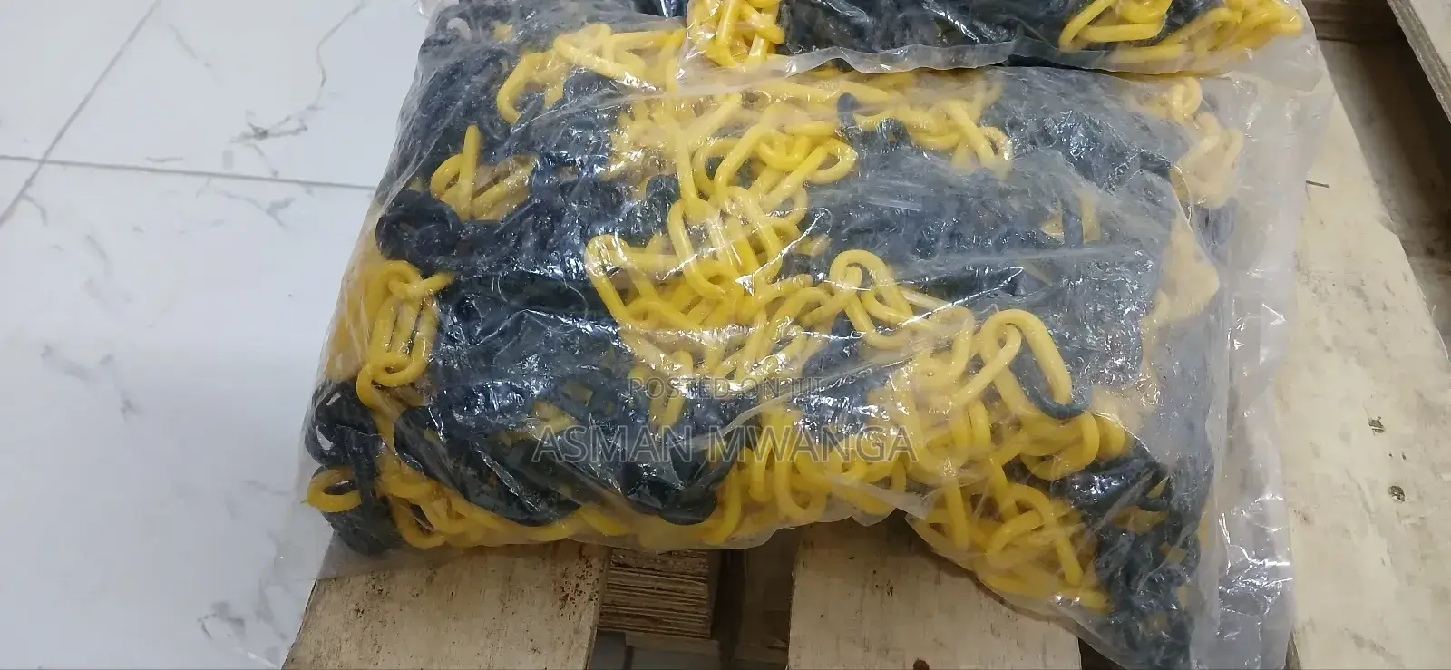 Caution Chain Yellow Black 25mtrs
