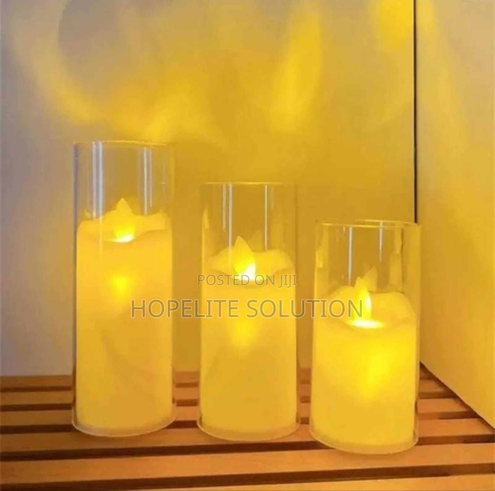3pcs Decorative Candles