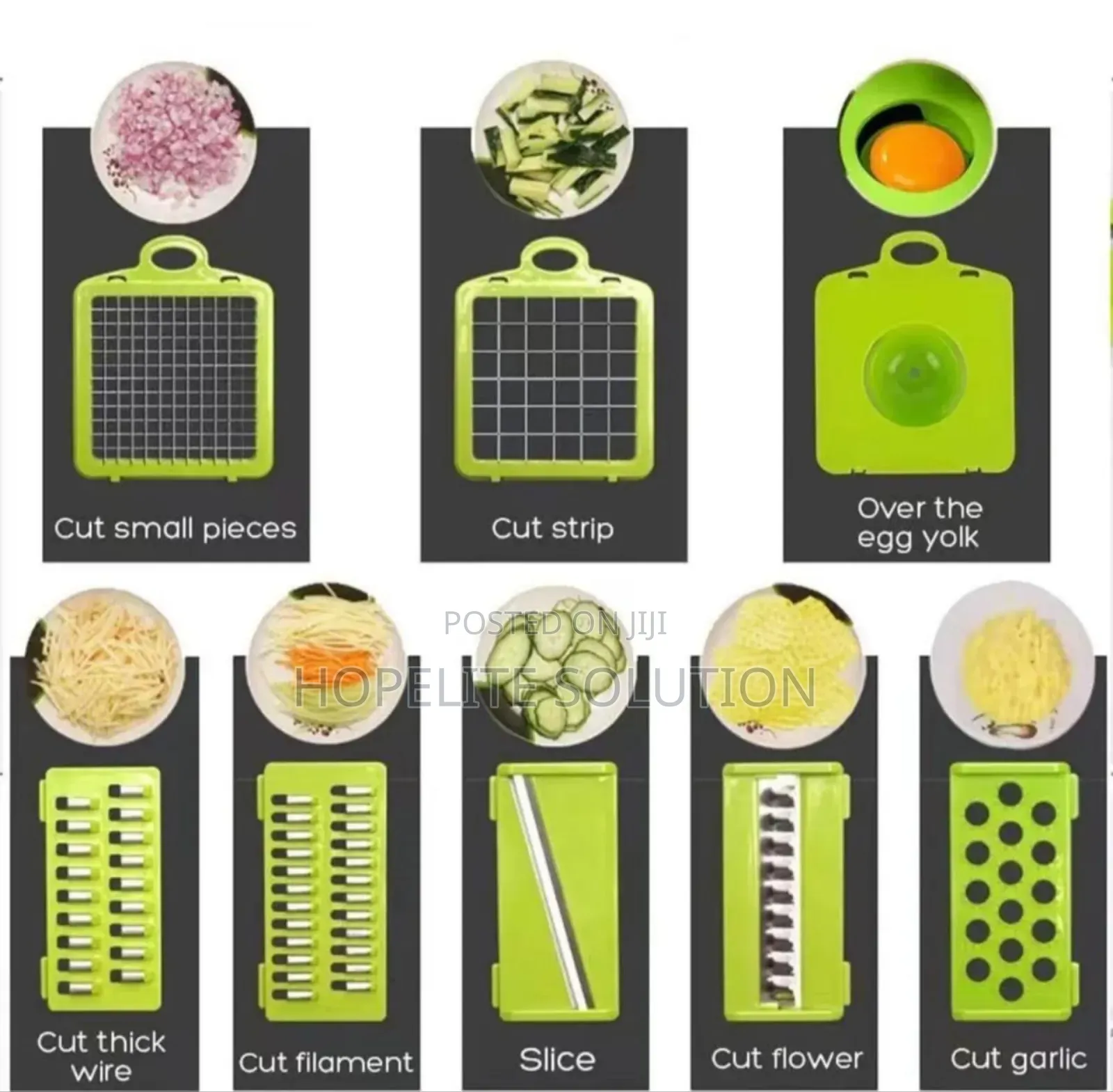 16pcs Vegetable Slicer Available