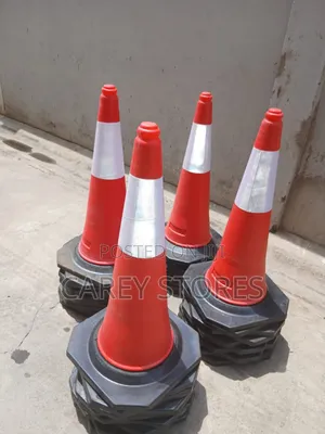 Traffic Road Cone - Orange & White