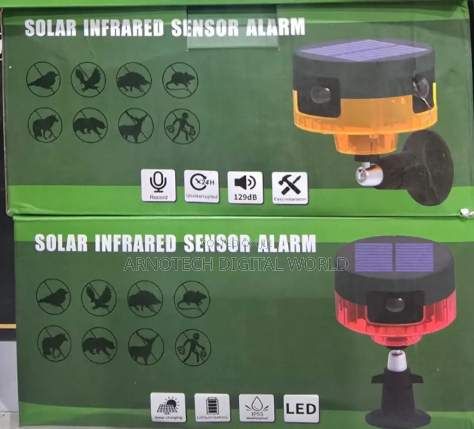 Motion Sensor Detector With Alarm