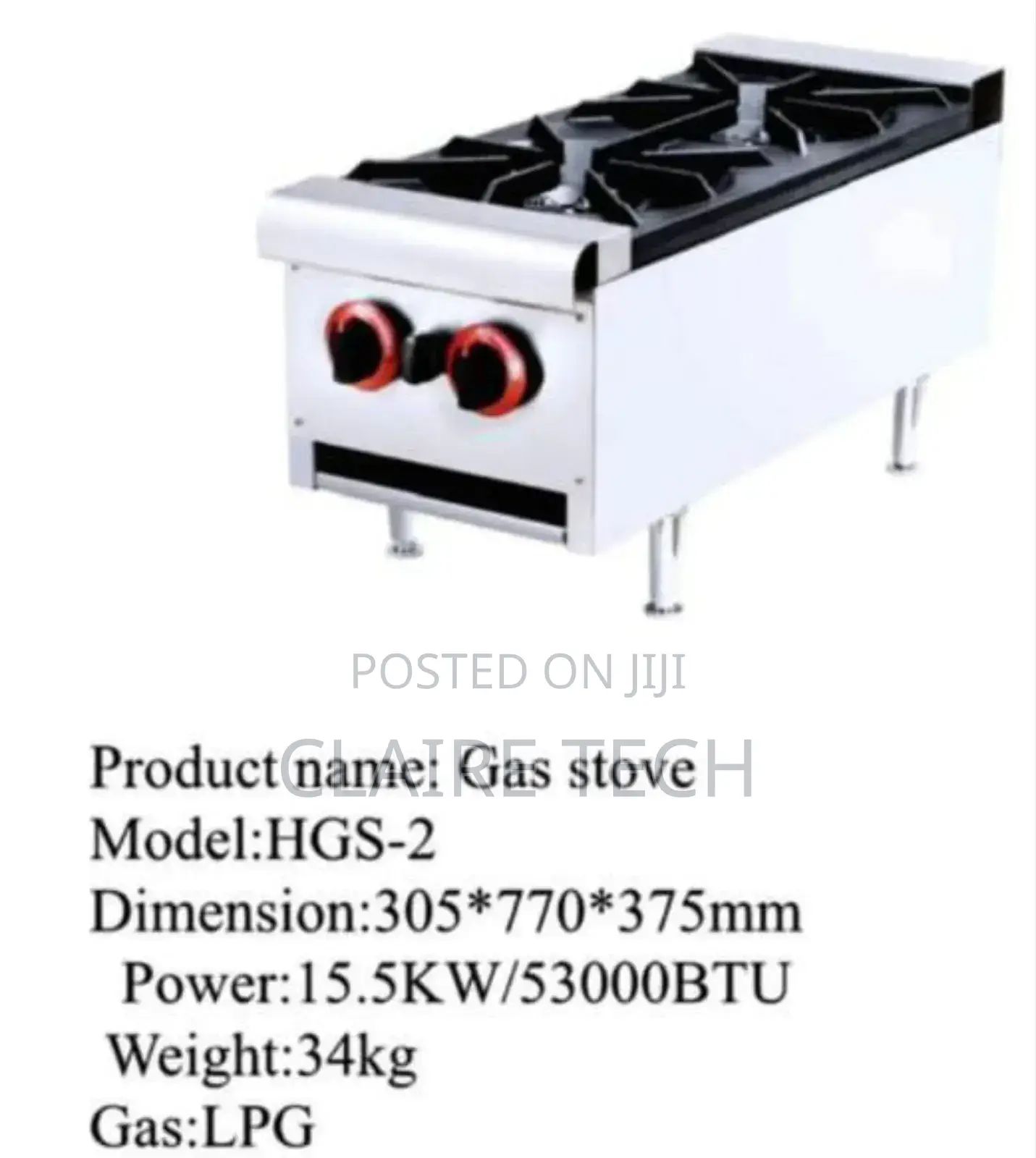 Gas Stove Model HGS-2