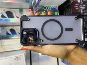 Losin Magnetic Stand for iPhone 15 Pro Max Metal Frameless Case