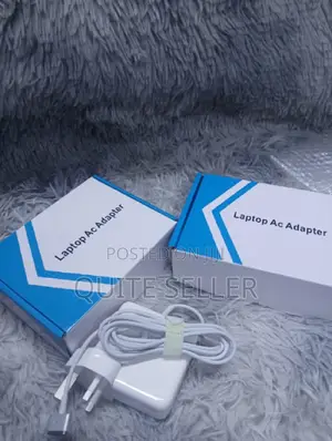 Macbook T Shape 60watts Laptop Charger - Input: 100-240v 50-60hz