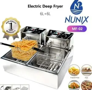 Double Deep Fryer 6l+6l Nunix
