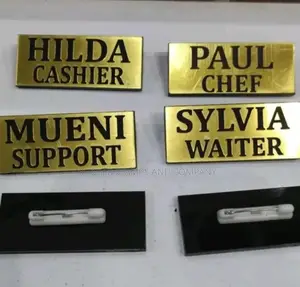 Engraved Gold/Silver /Plastic Nametags