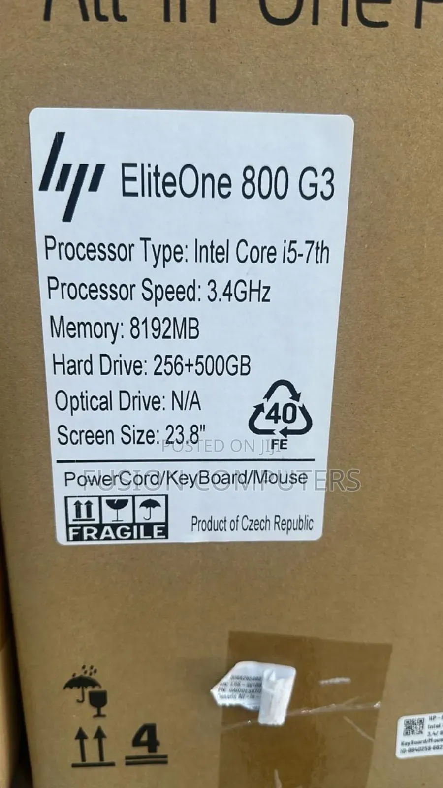 Desktop Computer HP EliteOne 800 8GB Intel Core i5 HDD+SSD 500GB