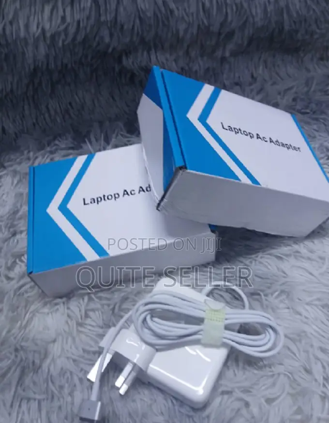 Mac Book Charger 60 Watts T Shaped Ac Adapter Laptop Charge