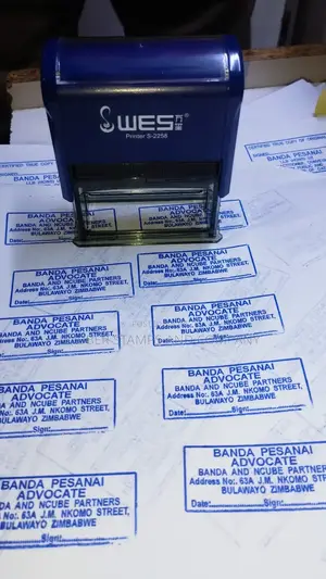 Tech /Amor Self Inking Rubber Stamp