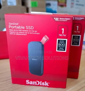 Sandisk 1tb E30 Portable External Ssd 1tb ~ Black E30 Sandisk