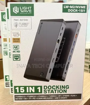 Lightwave Lw-M2/Nvme-Dock-15 in 1 Docking Station