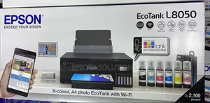 6 Color,4a Photo Ecotank With Wi-Fi and a PVC Printer L8050