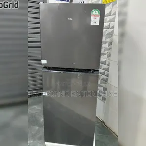 TCL 270l Top-Mount No Frost Double Door Dark Silver Refrigerator 