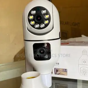 Wifi PTZ Dual Lens Bulb Camera-Bulb Wifi Dual Lens