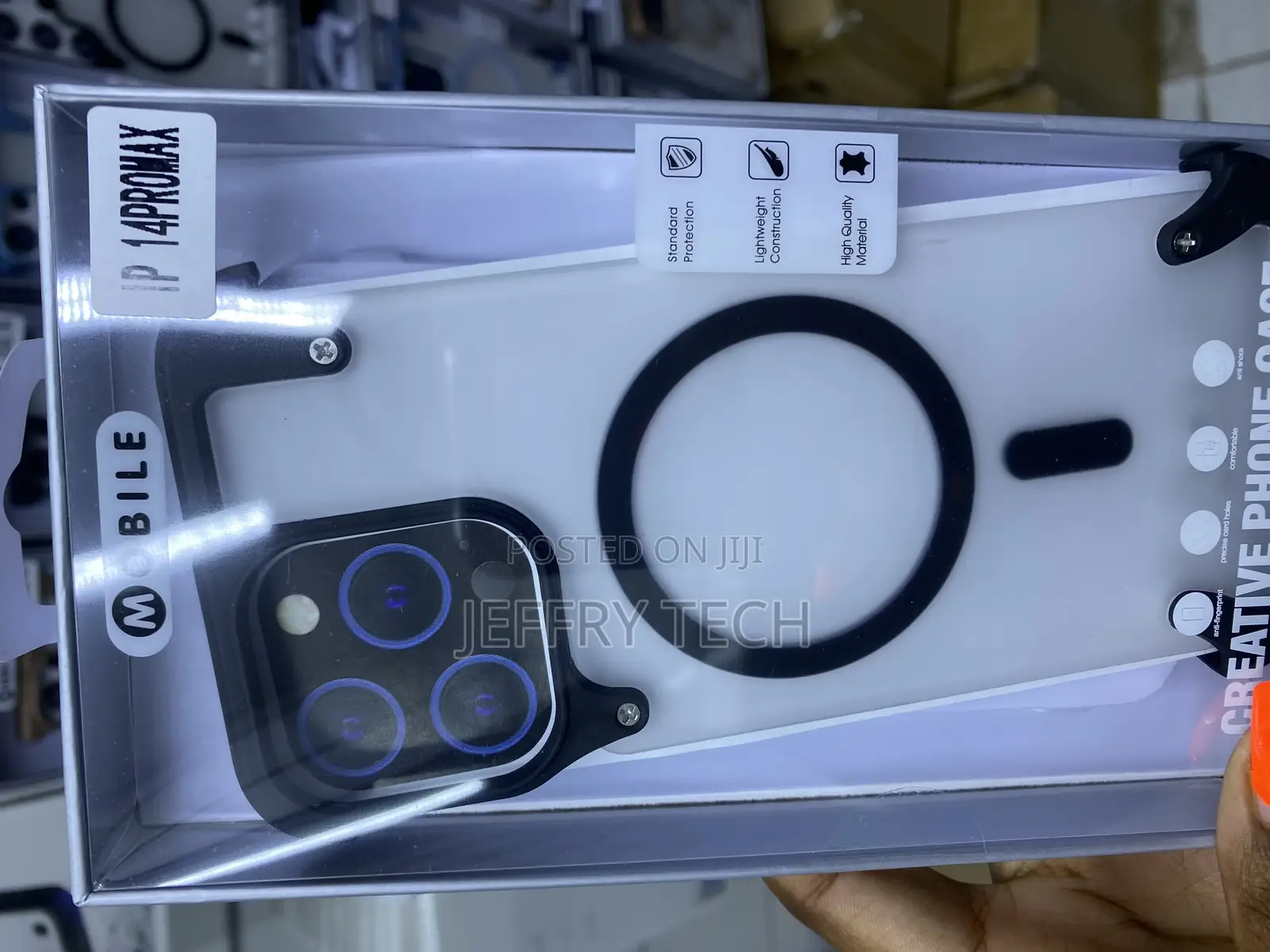 Lupurt Frameless Case for iPhone 14 Pro Max Magsafe Case