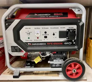Heavy Duty Maxmech Gasoline Generator 7kva Single Phase