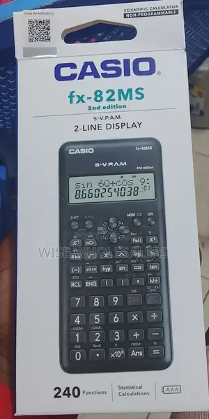 Casio Fx-85ms 2nd  Edition Non-programmable Scientific Calculator